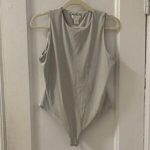 House of Harlow 1960 Light Gray Bodysuit